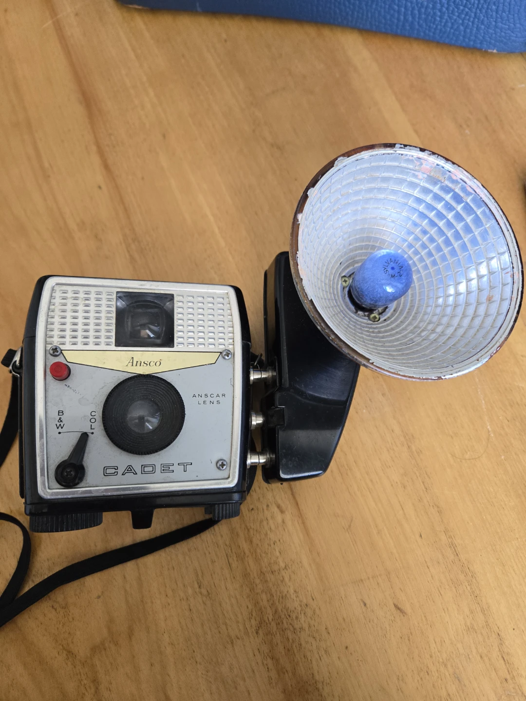Ansco Cadet Camera with Flash Attachment