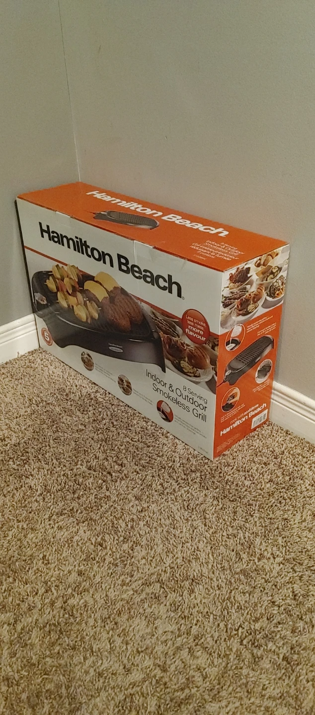 Hamilton Beach Indoor & Outdoor Smokeless Grill