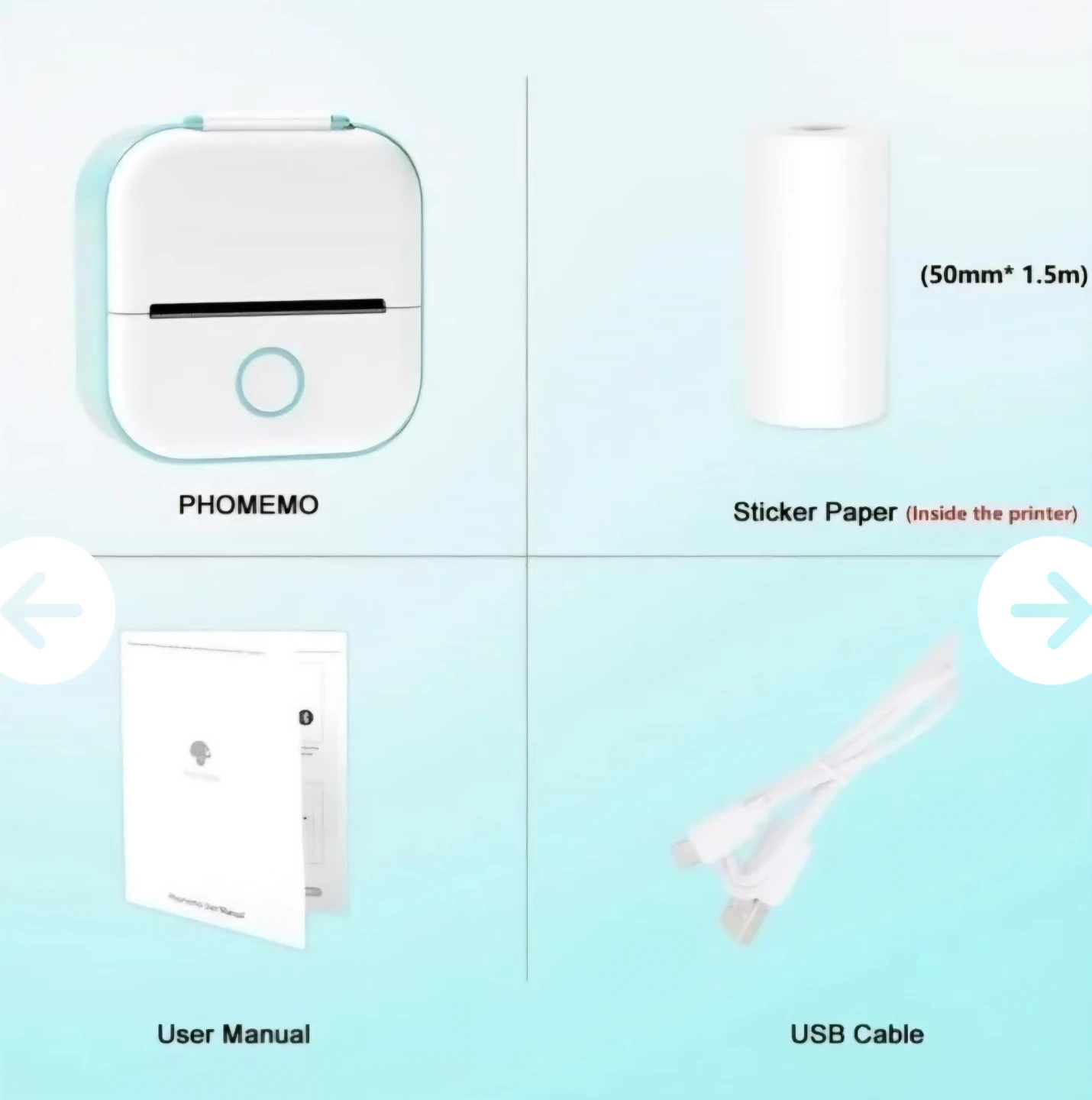 Mini printer sticker maker (New sealed) - photo 2