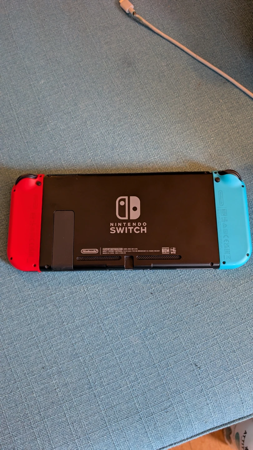 Nintendo Switch Console with Neon Red and Blue Joy-Cons - photo 4