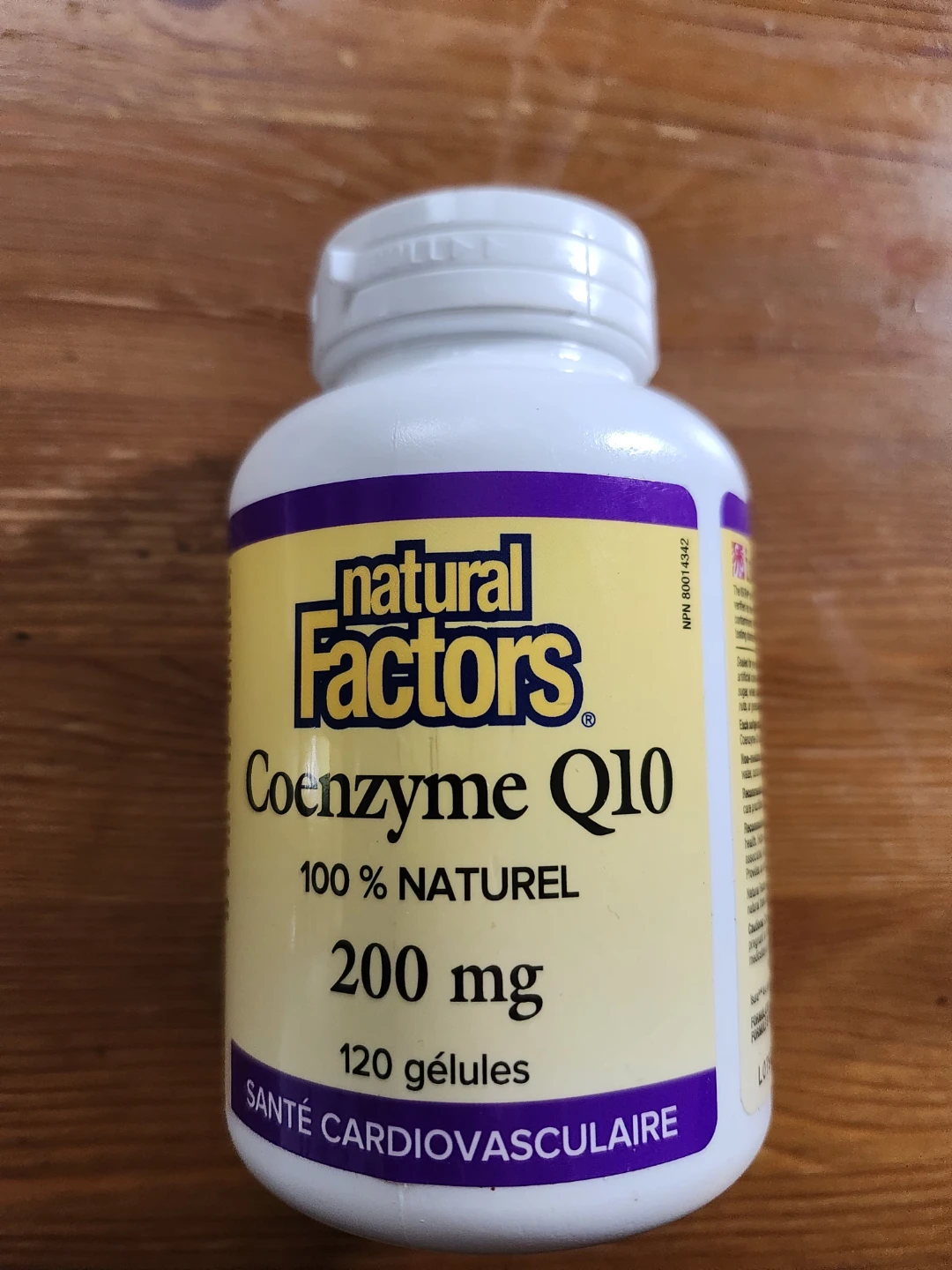 Natural Factors Coenzyme Q10 200 mg Softgels (120 count)