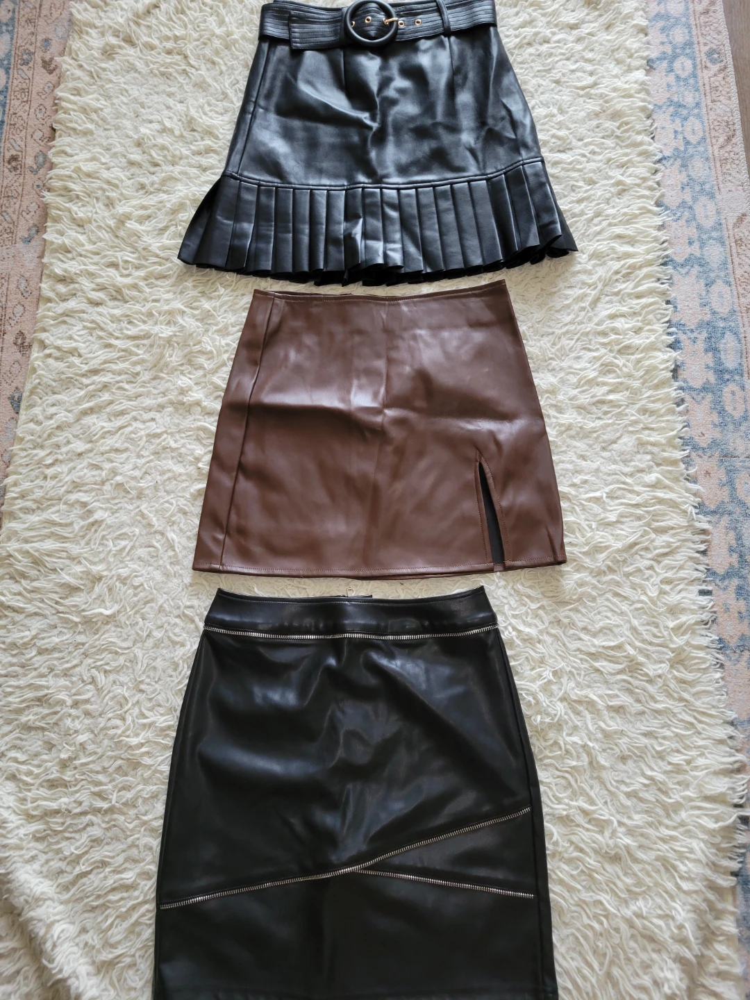 $10.00 FOR ALL!! Faux Leather Skirts