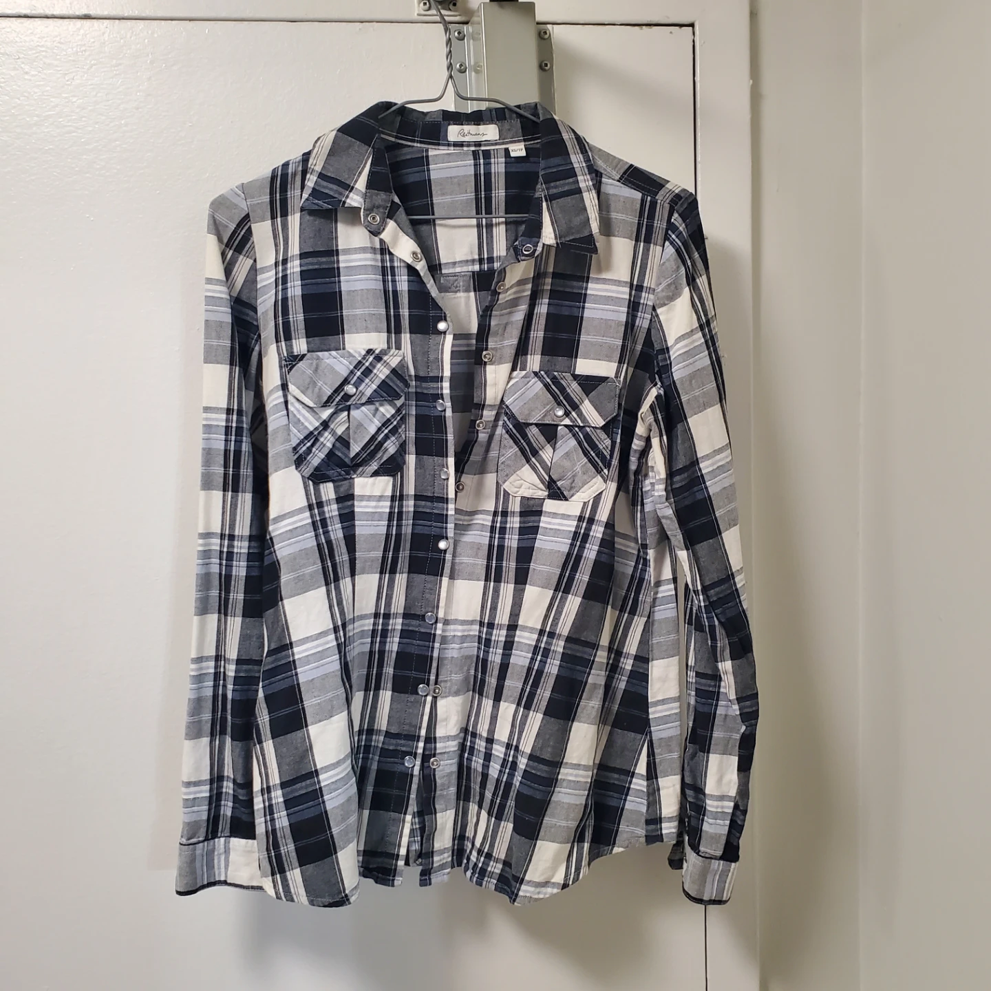 Reitmans Plaid Long Sleeve Shirt - XS