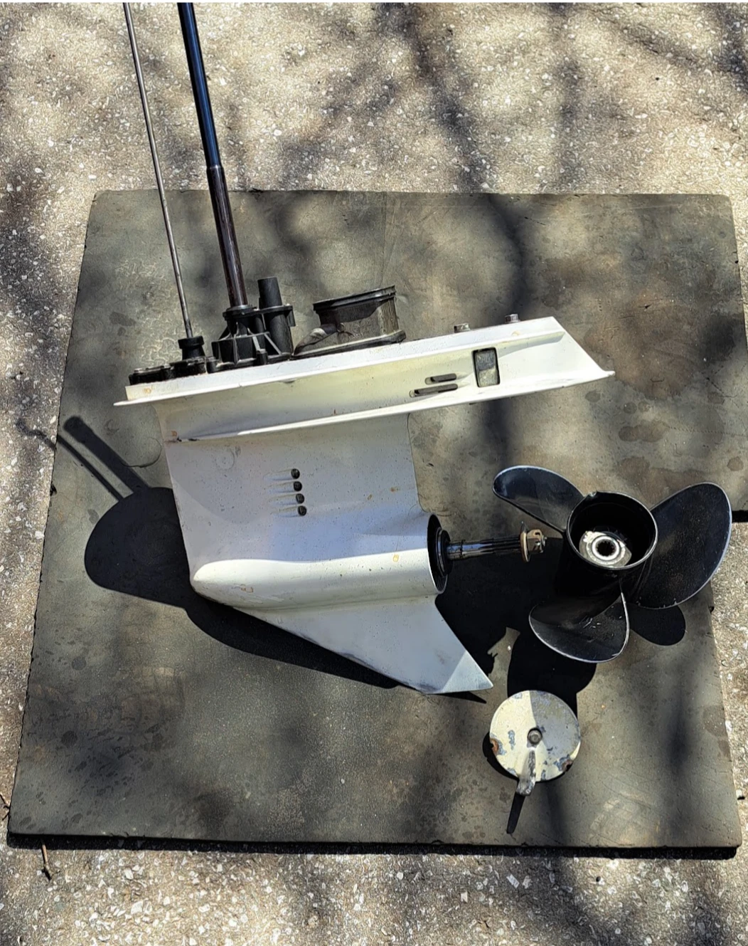 Boat Motor Outboard Lower Unit with Propeller