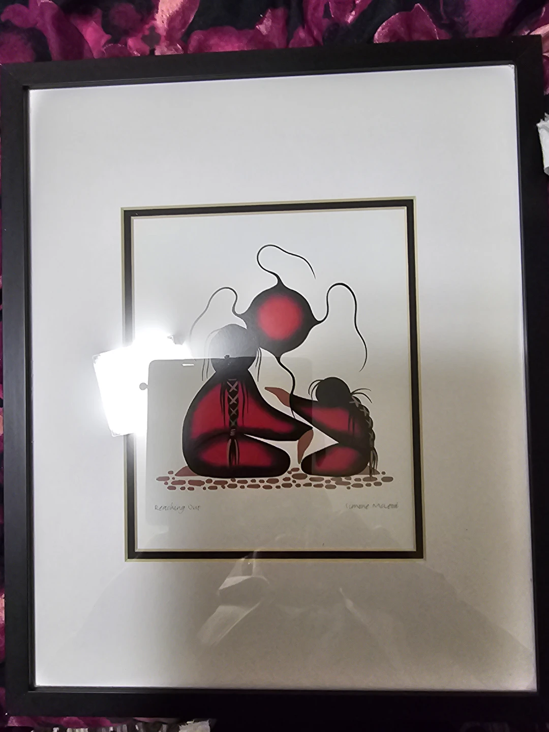 Simone McLeod "Reaching Out" Framed Print