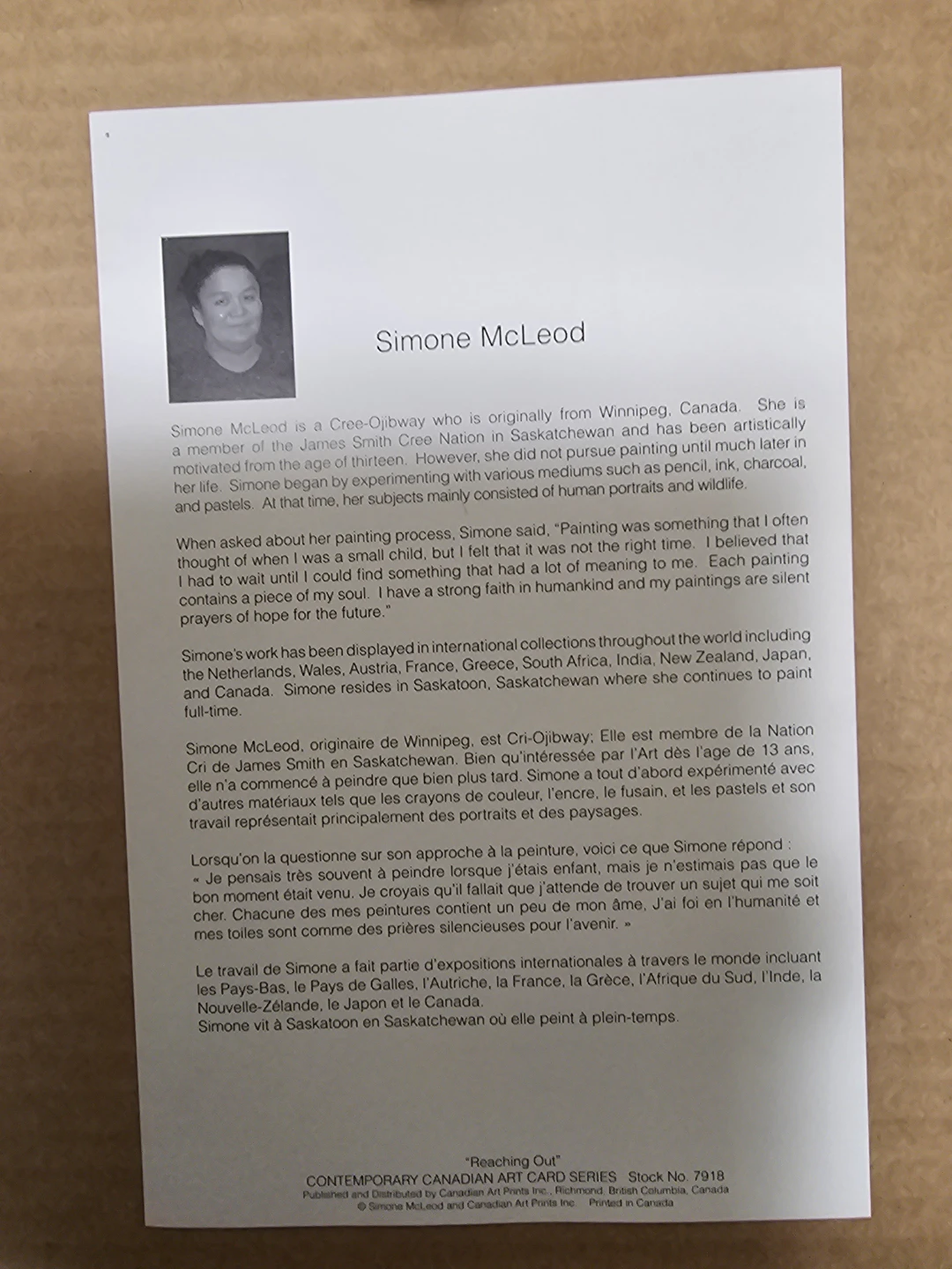 Simone McLeod "Reaching Out" Framed Print - photo 2