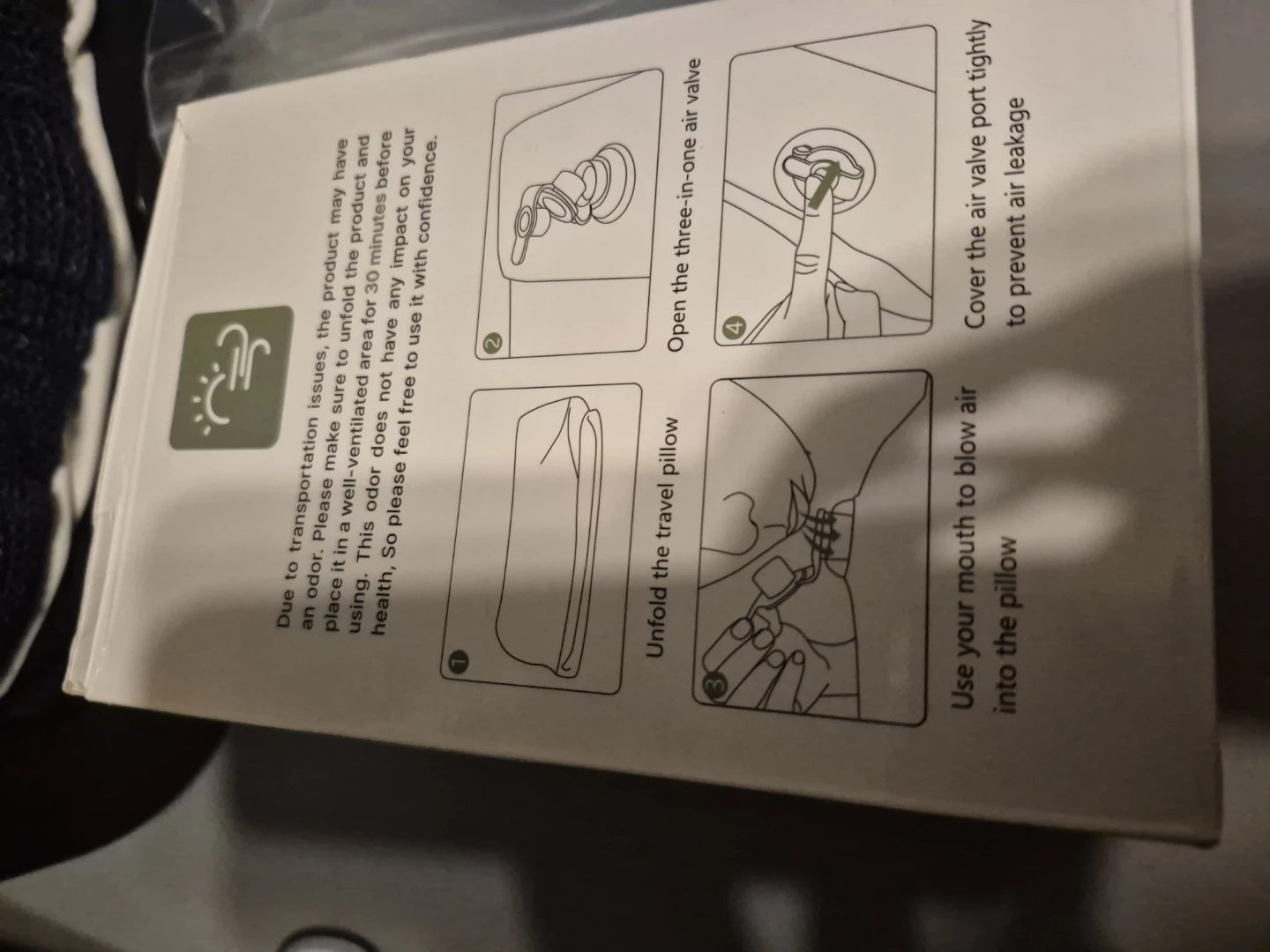 JEFDIER Inflatable Travel Pillow - photo 4