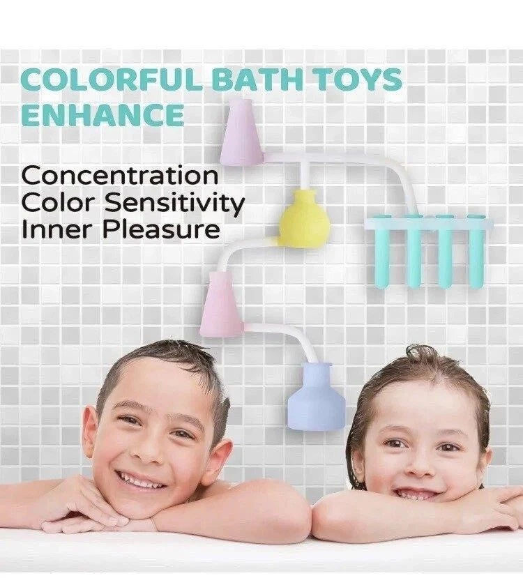 Colorful Bath Toys for Kids