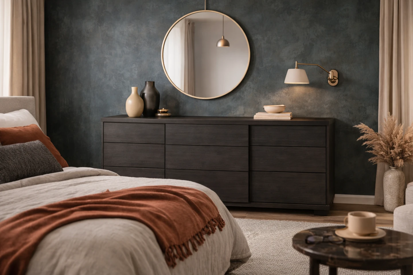 EQ3 Dark Wood Double Dresser - photo 2