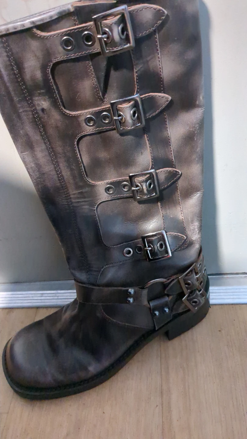Steve Madden Rocky Biker Boots Size 6.5M