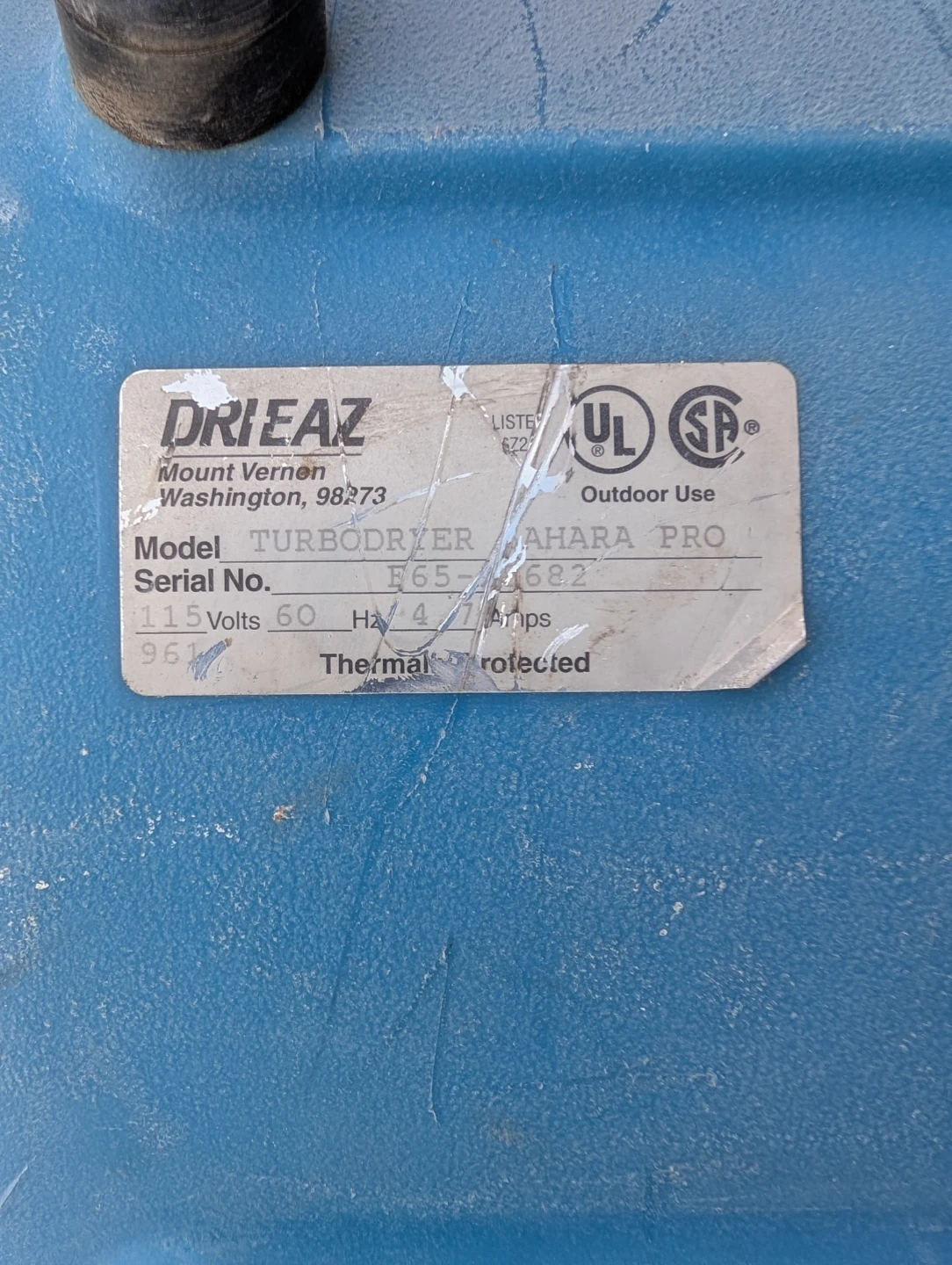 Drieaz Turbodryer Sahara Pro Air Mover - photo 2
