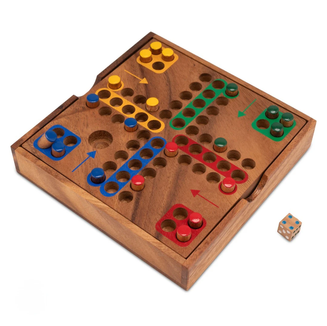 Ethical Thai Wooden Ludo Board Game - photo 5