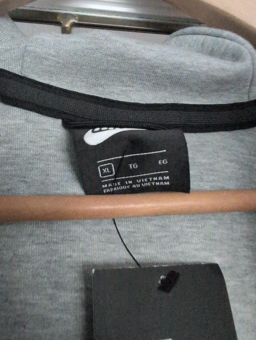 Nike Tech Fleece Full-Zip Hoodie - Grey, XL - photo 3