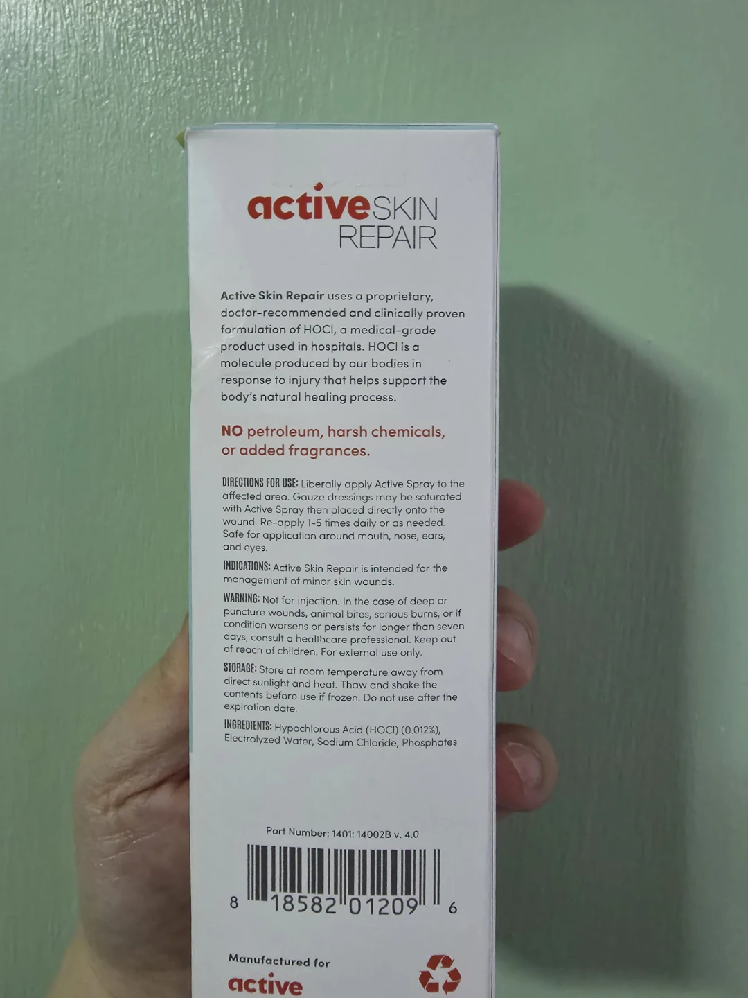 Active Skin Repair Spray 3oz - photo 3