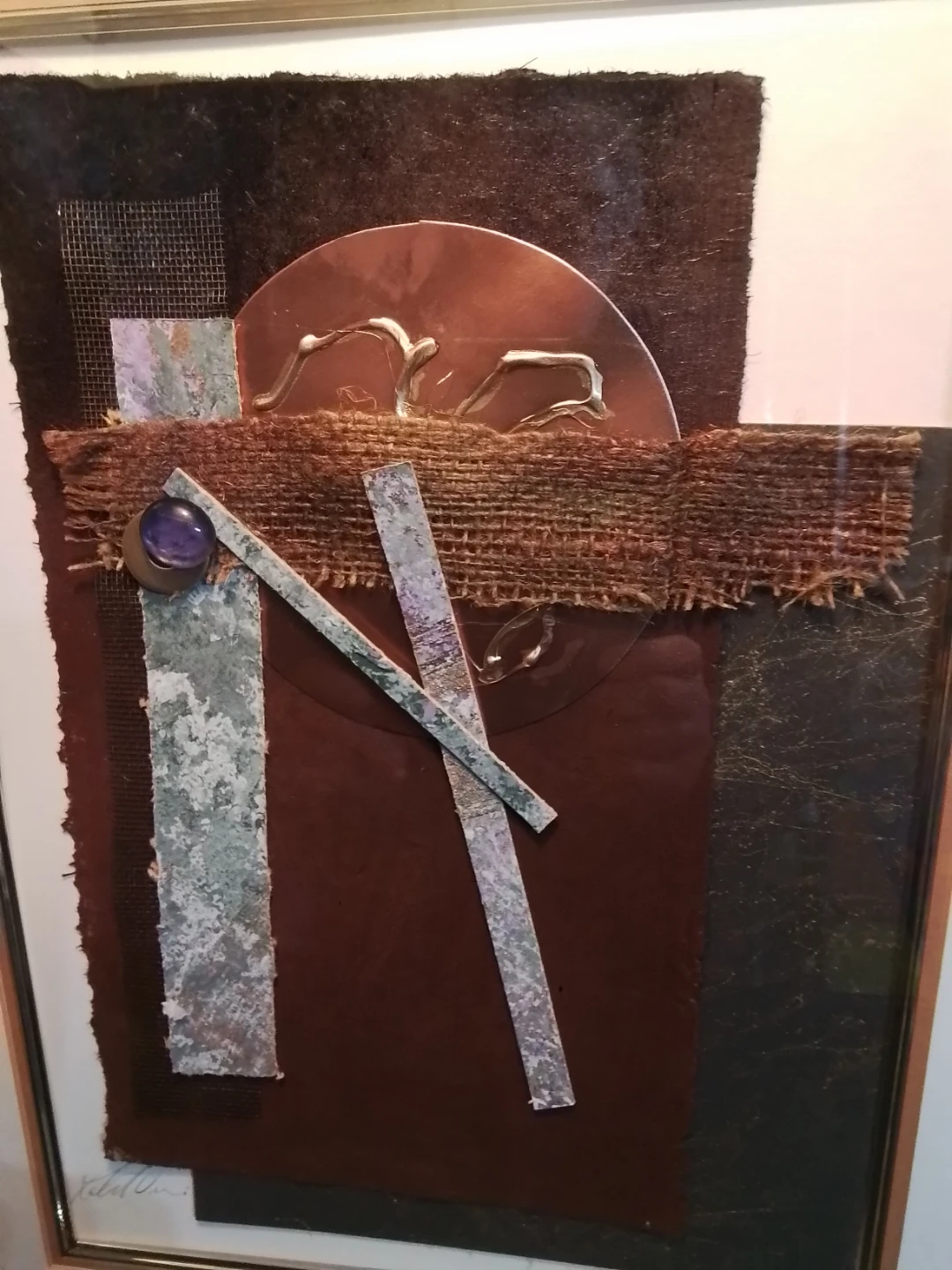 Canadian Framed Mixed Media on Paper Signed - photo 2