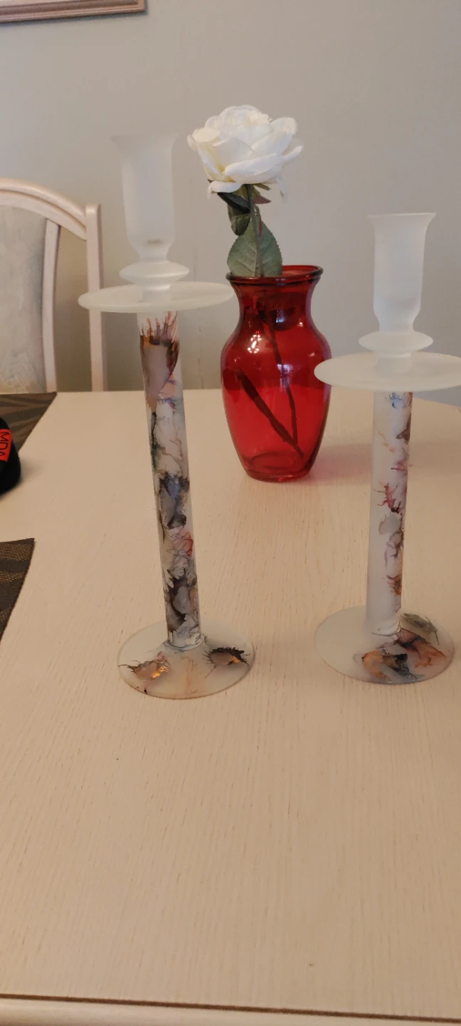 Pair of Decorative Candlesticks