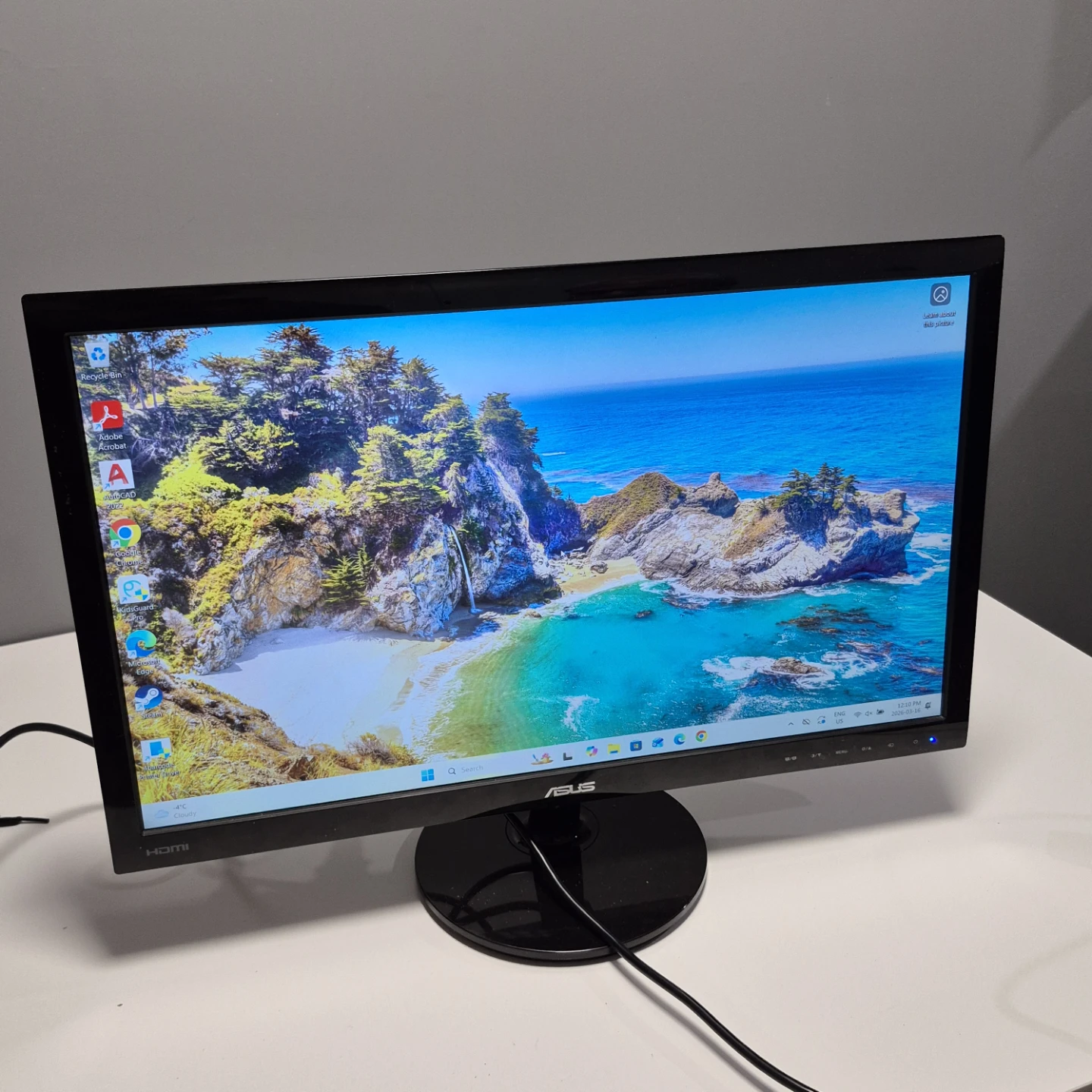 Asus 23.6 Inch computer Monitor with HDMI