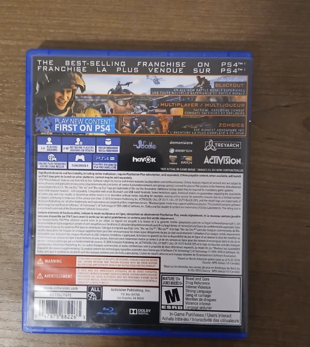 Call of Duty: Black Ops 4 PS4 Game - photo 3