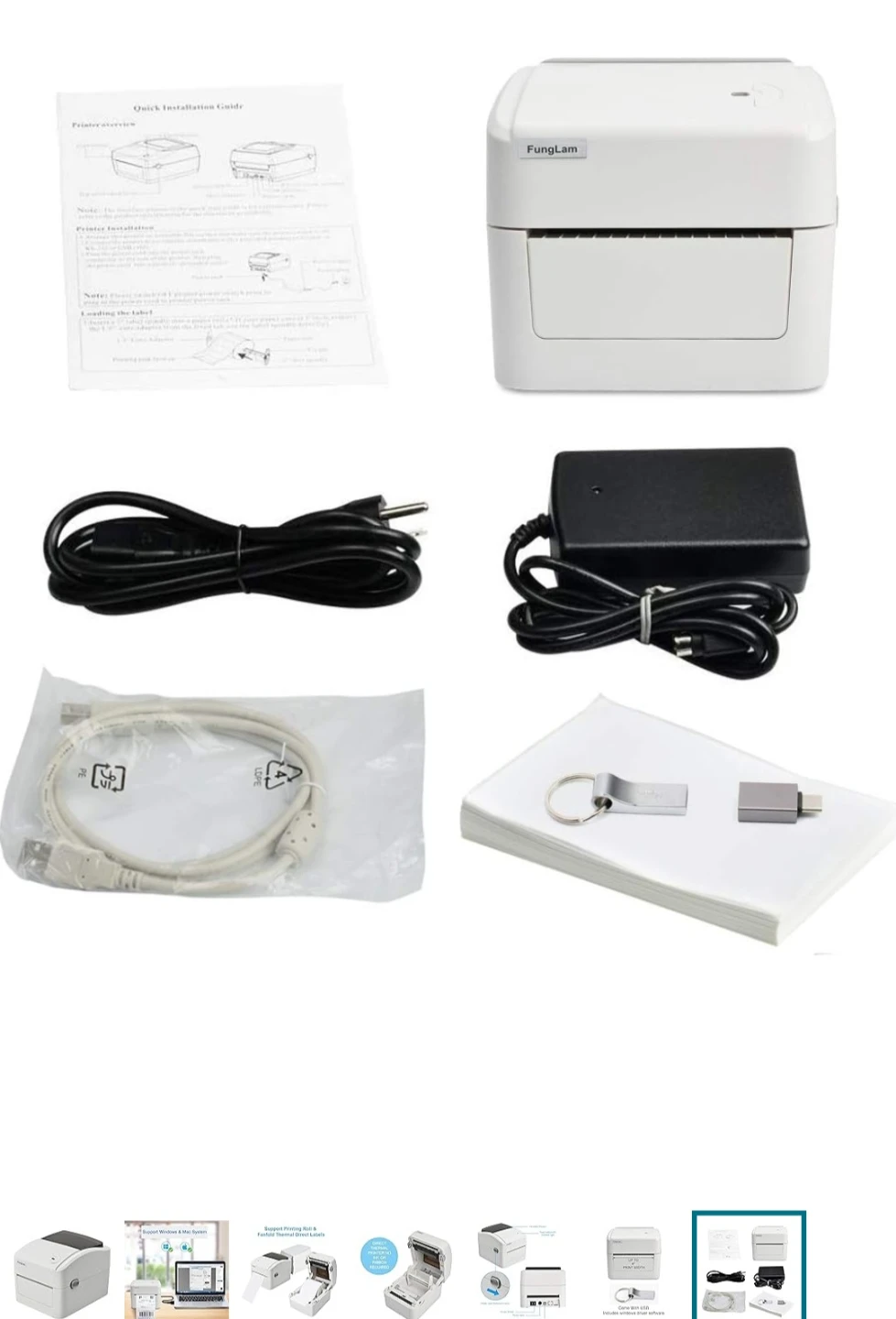 FungLam Thermal Label Printer - photo 5