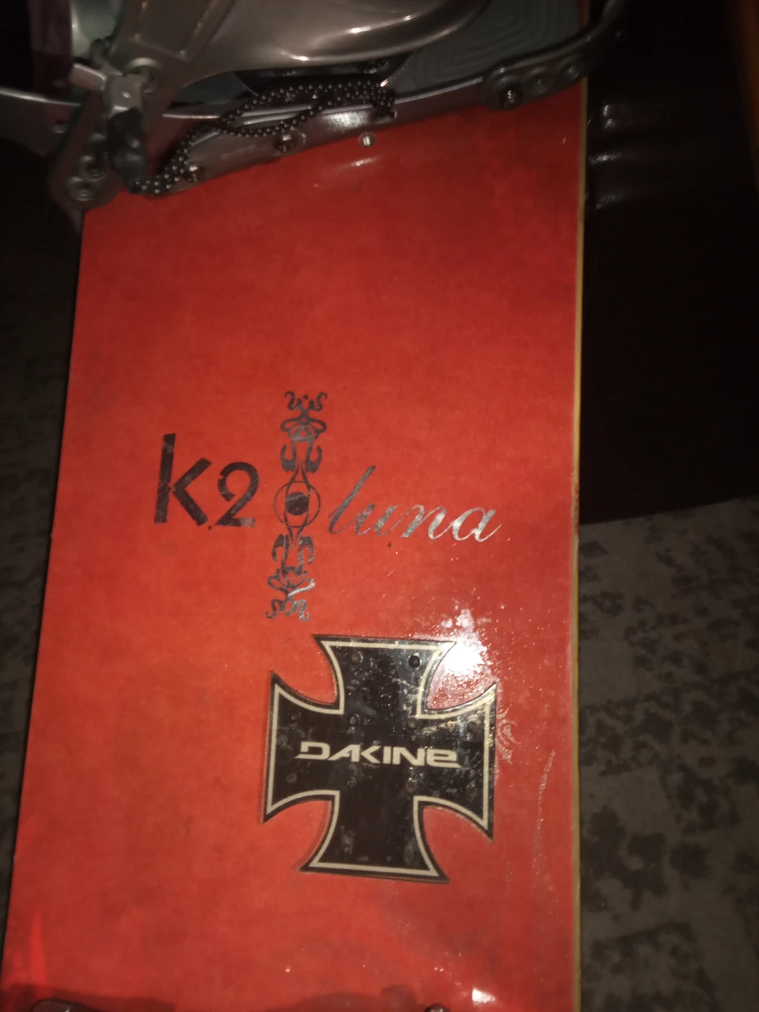 K2 Luna Snowboard with bindings and boots