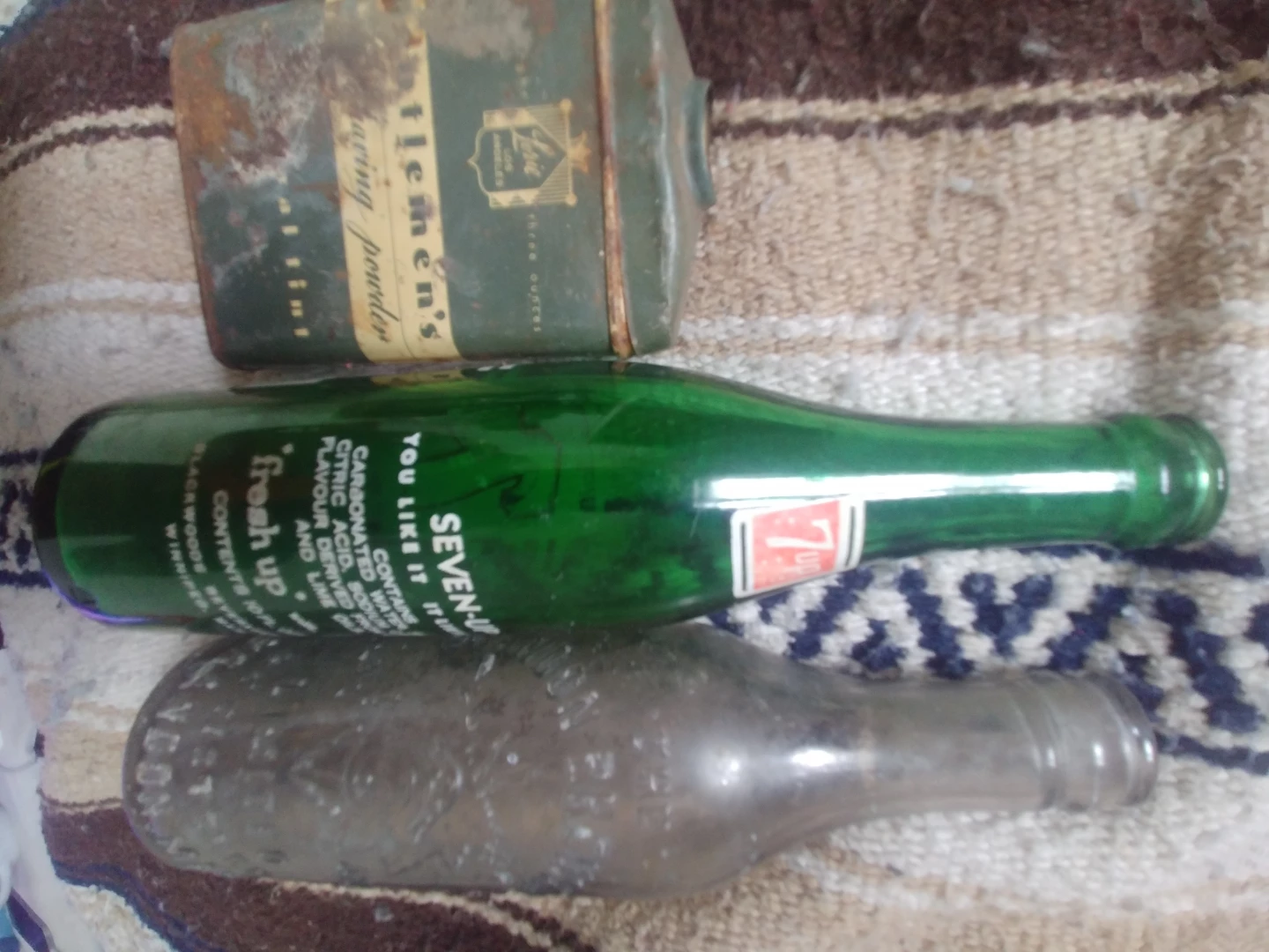 Antique drink bottles & mens shaving powder - photo 2