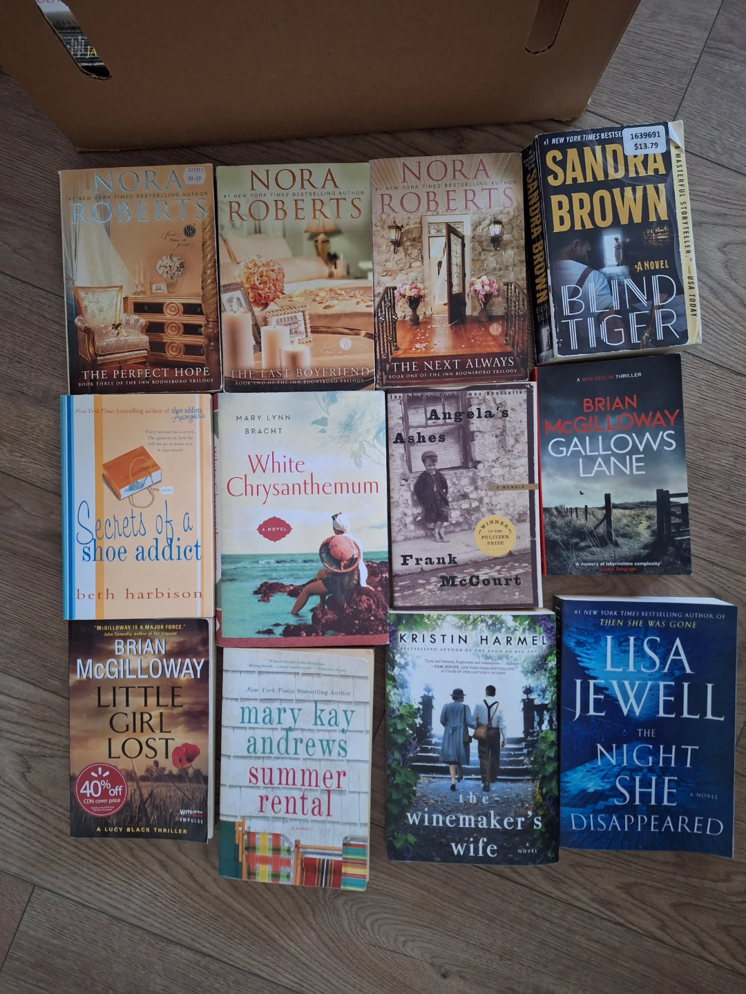 Box full of books