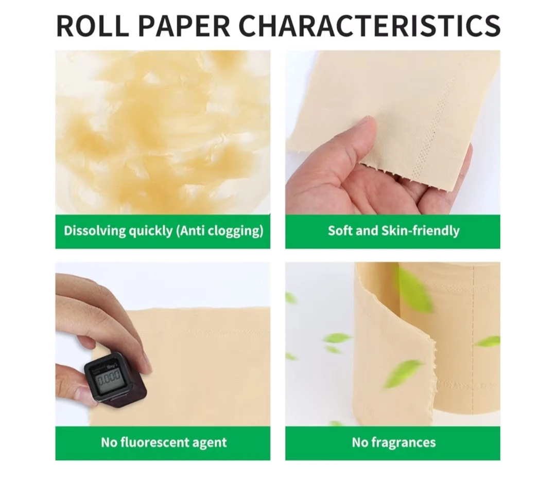 TIOLET PAPER ▪︎ Natural Bamboo  ❤️🥕🥕🥕 & 🌳🌳🌳 - photo 4