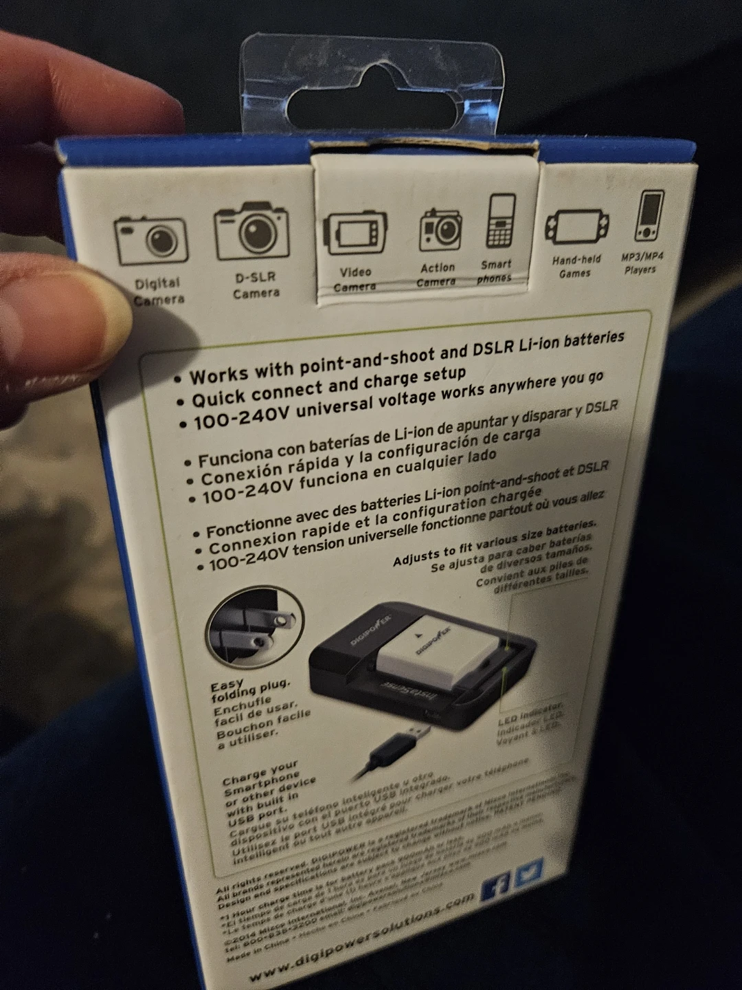 Digipower InstaSense Smart Battery Charger BRAND NEW - photo 3
