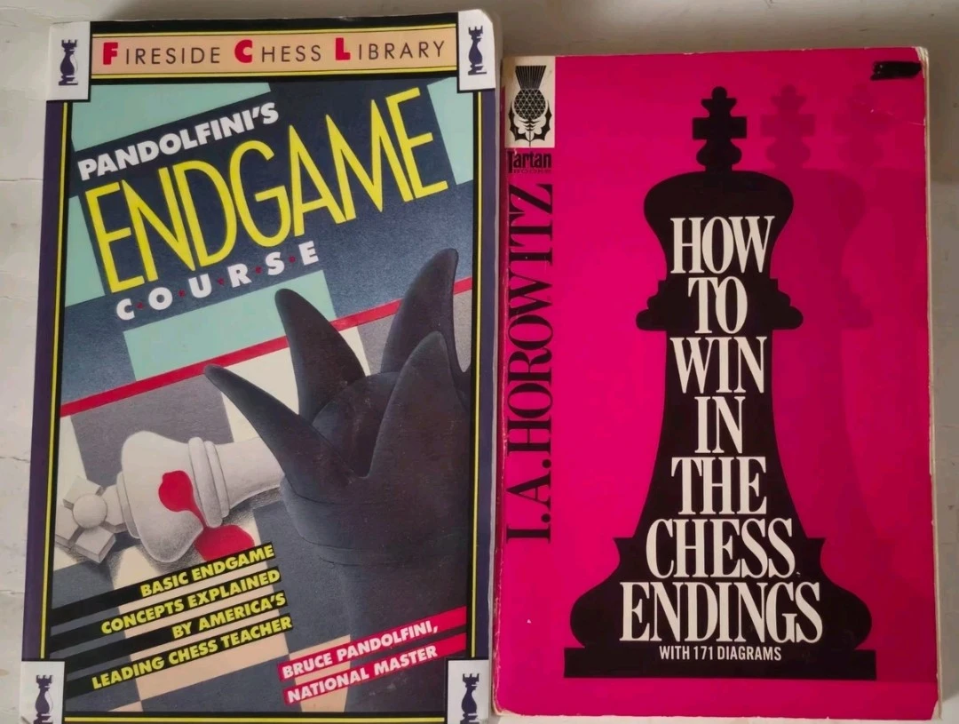 Set of 4 vintage Chess Strategy Books - photo 2