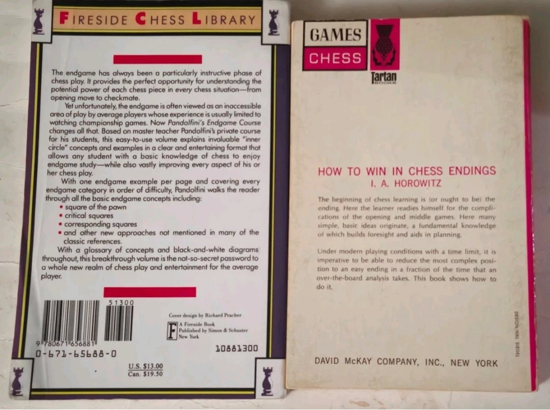Set of 4 vintage Chess Strategy Books - photo 3