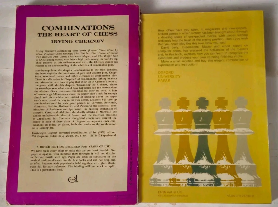 Set of 4 vintage Chess Strategy Books - photo 5