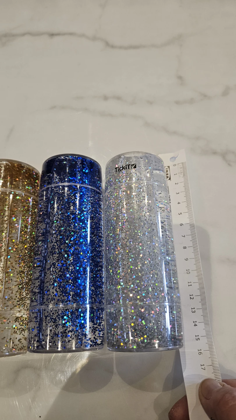Tickit Sensory Liquid Glitter Cylinders Set of 3 - photo 3