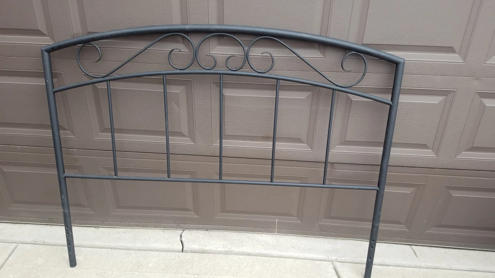 Black Metal Headboard size queen
