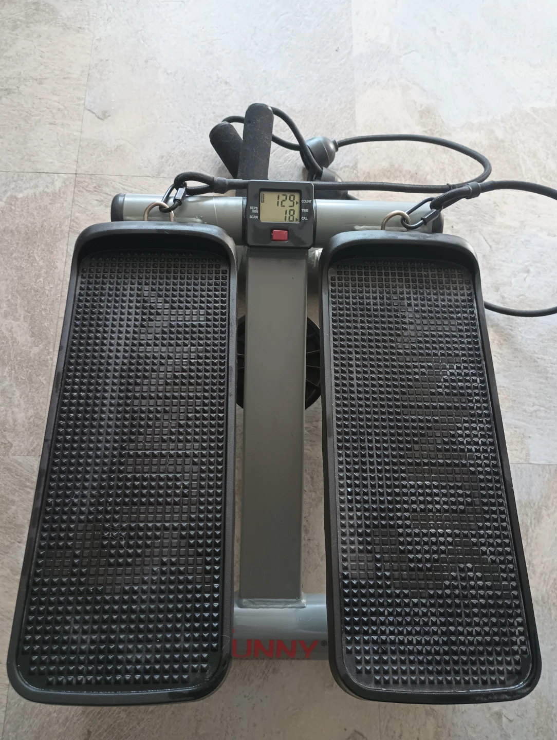 Sunny Health & Fitness Stepper with Resistance Bands