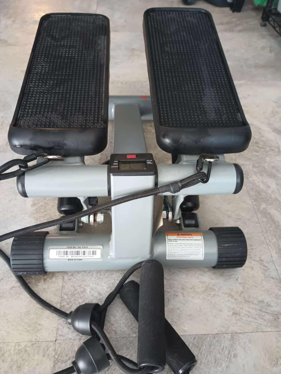 Sunny Health & Fitness Stepper with Resistance Bands - photo 3
