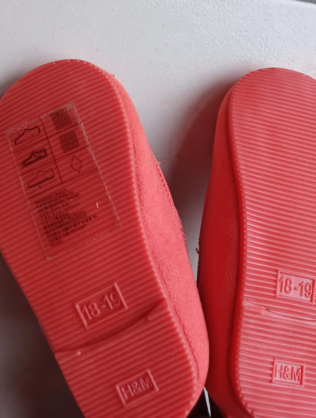 H&M Baby Girls Ballet Flats Size 18/19 Coral - photo 4