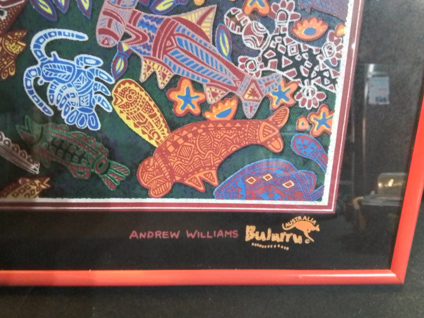 Australian Aboriginal Art by Andrew Williams 18.5x11.75" - photo 2