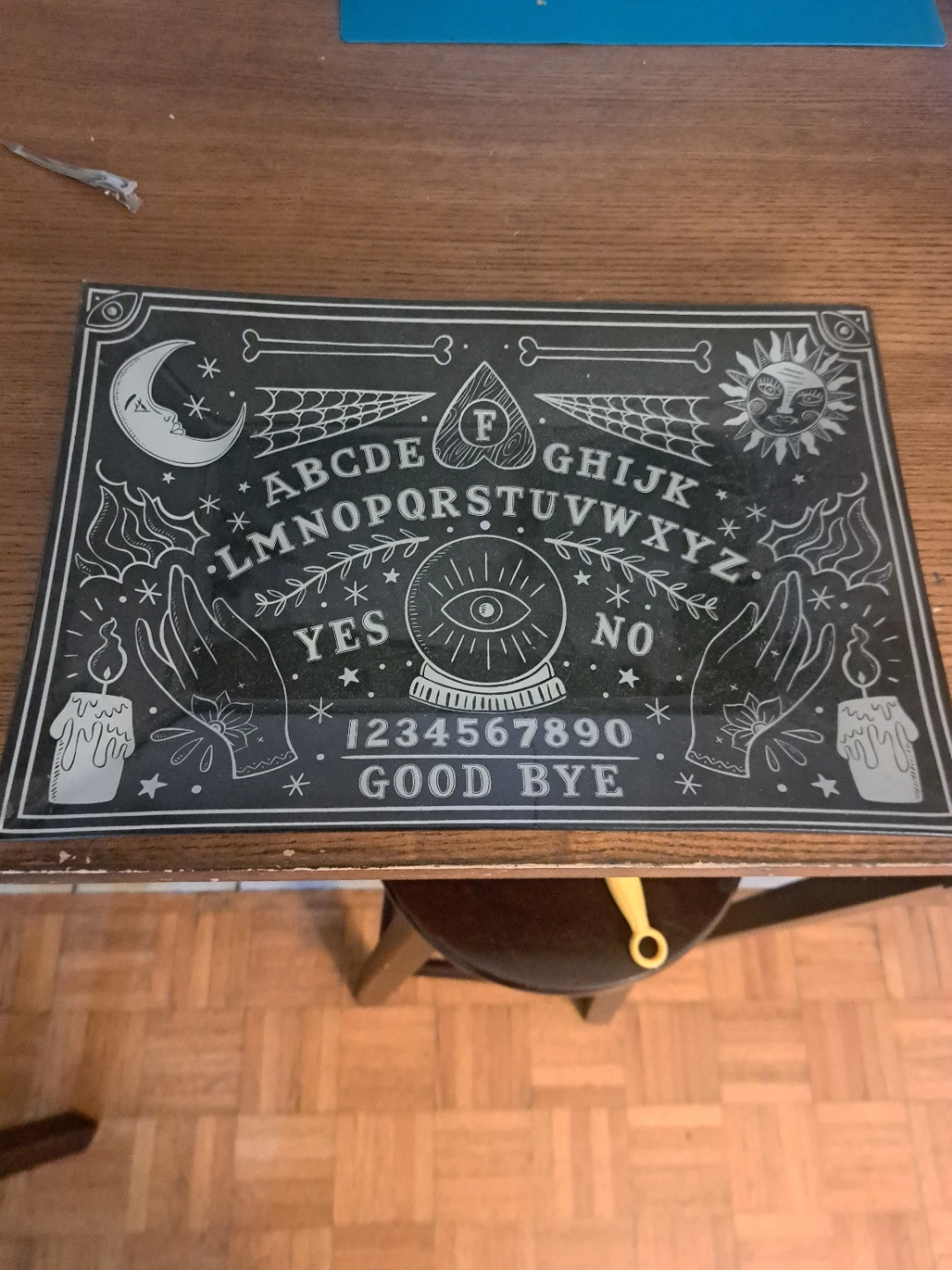Ouija Board Decorative Glass tray