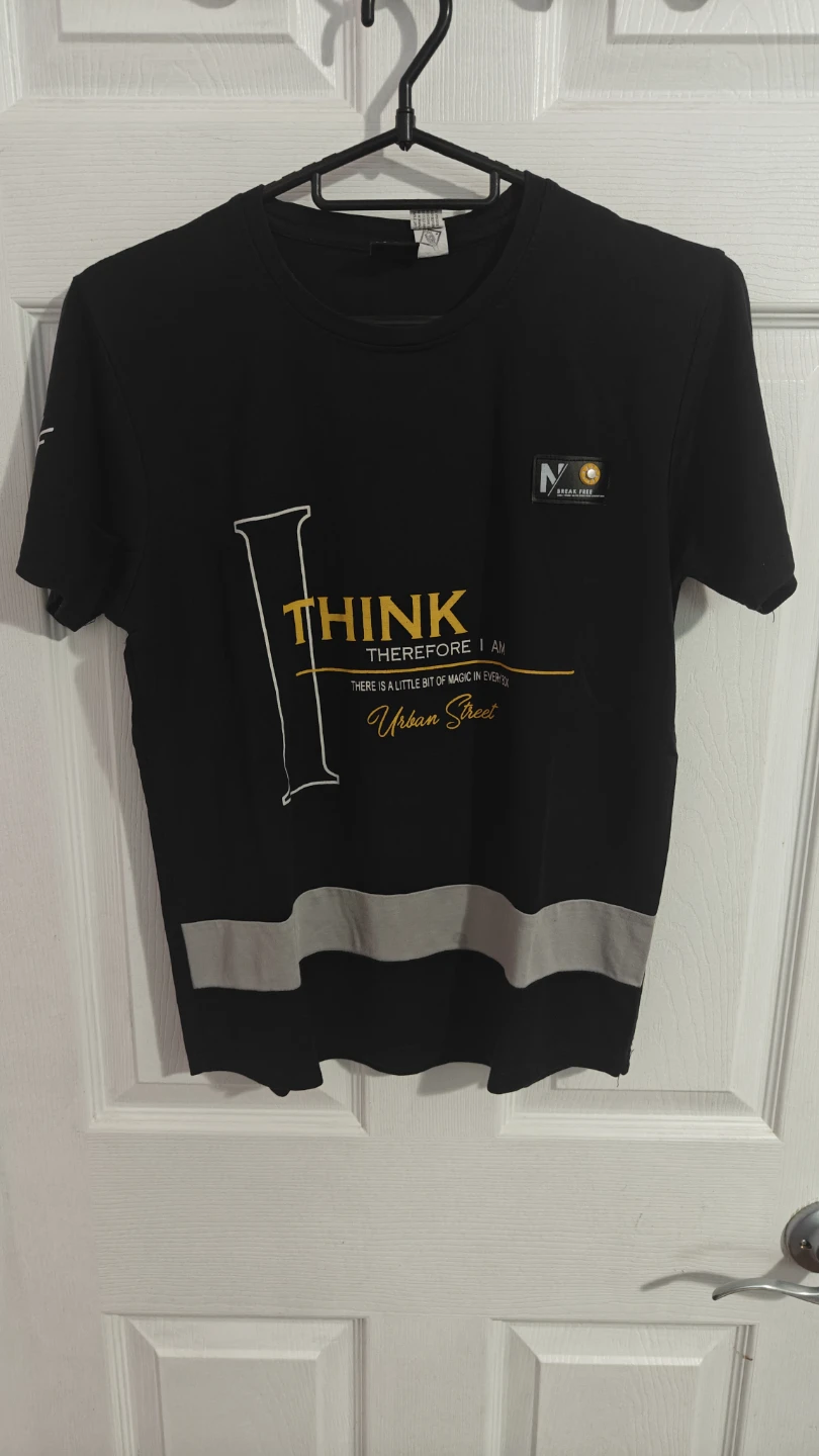 Brown T-Shirt with J7 Denim Graphic - photo 2