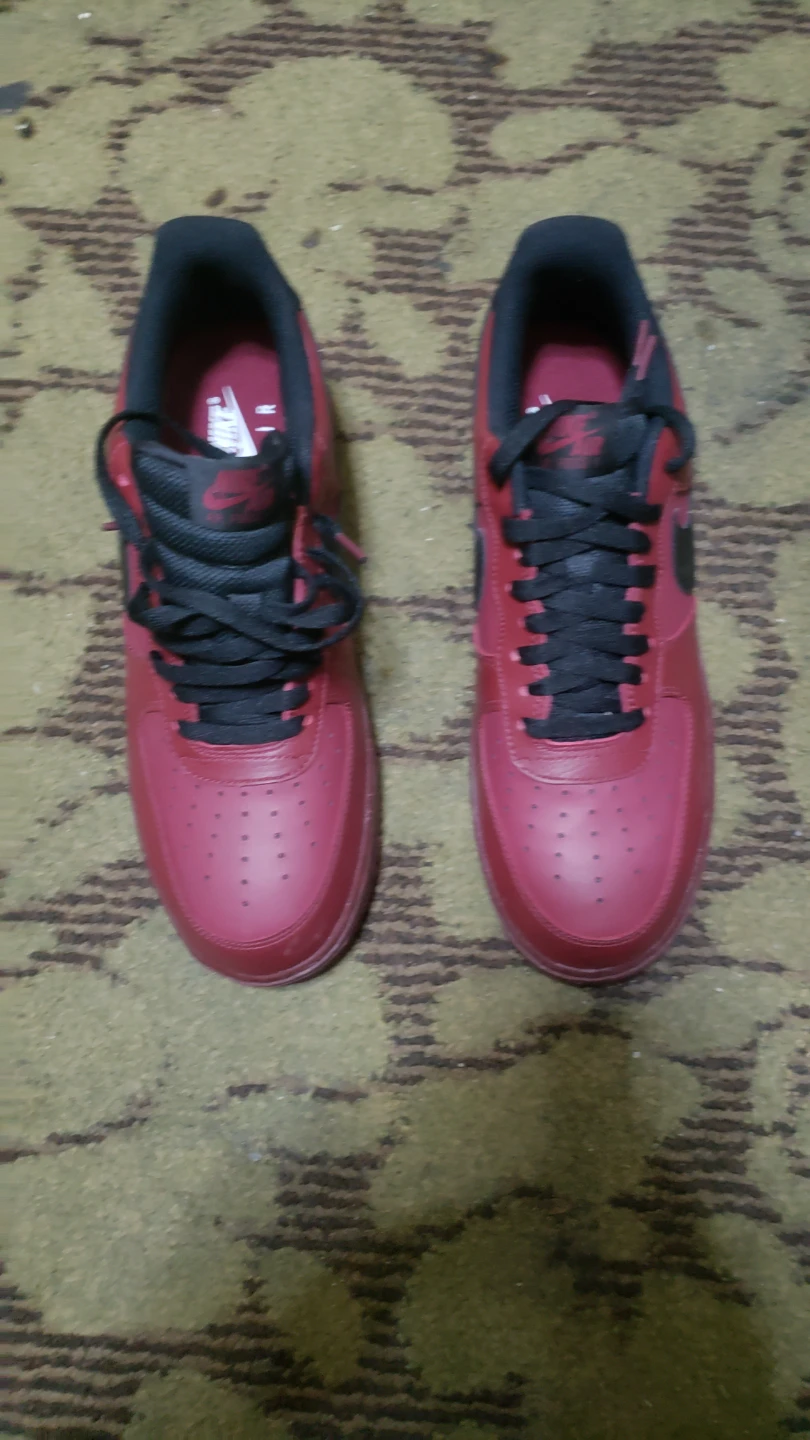 Nike Air Force 1 Red/Black Men's Sneakers - photo 2