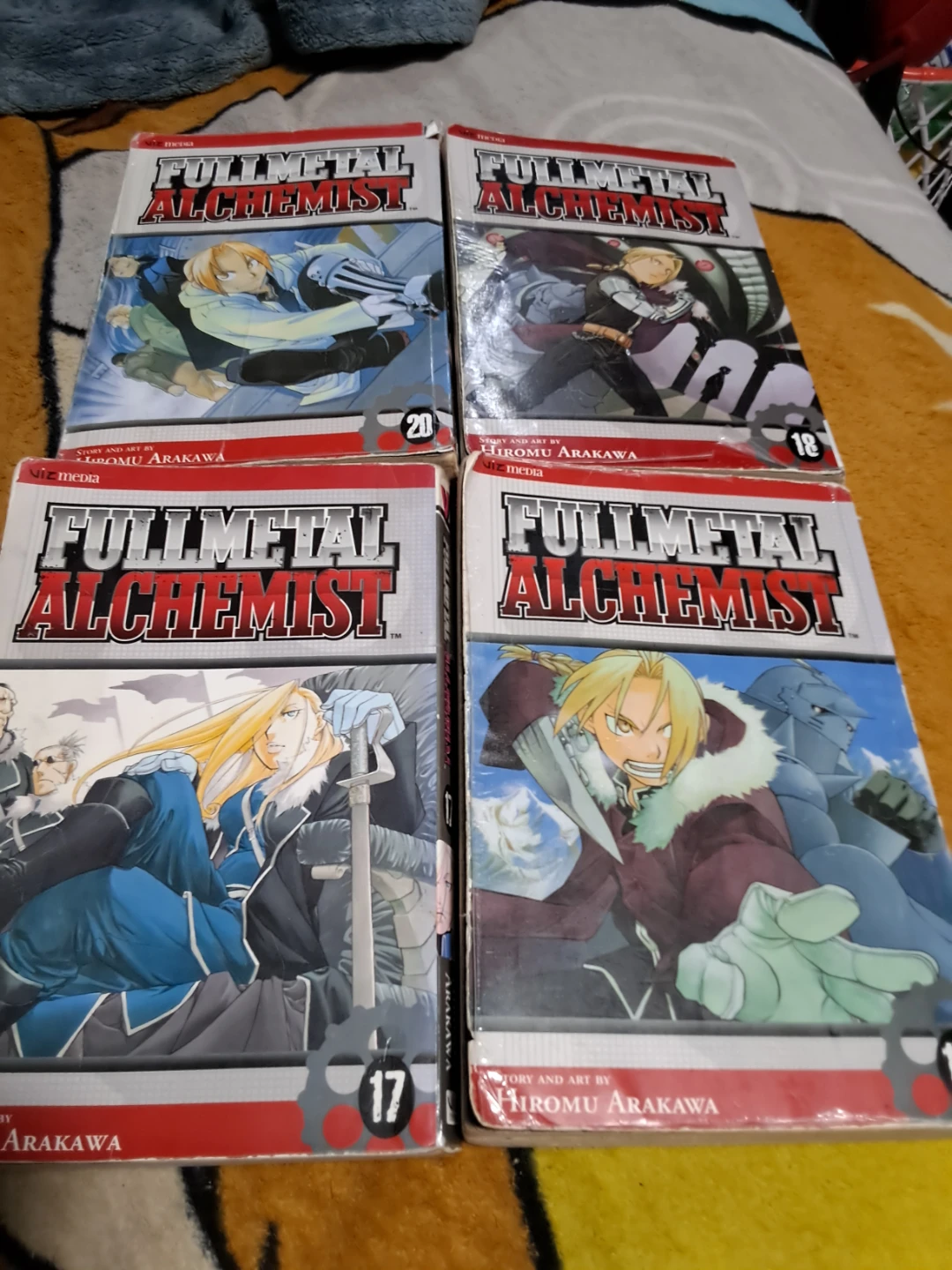 Fullmetal Alchemist Manga Volumes 17, 18, 20