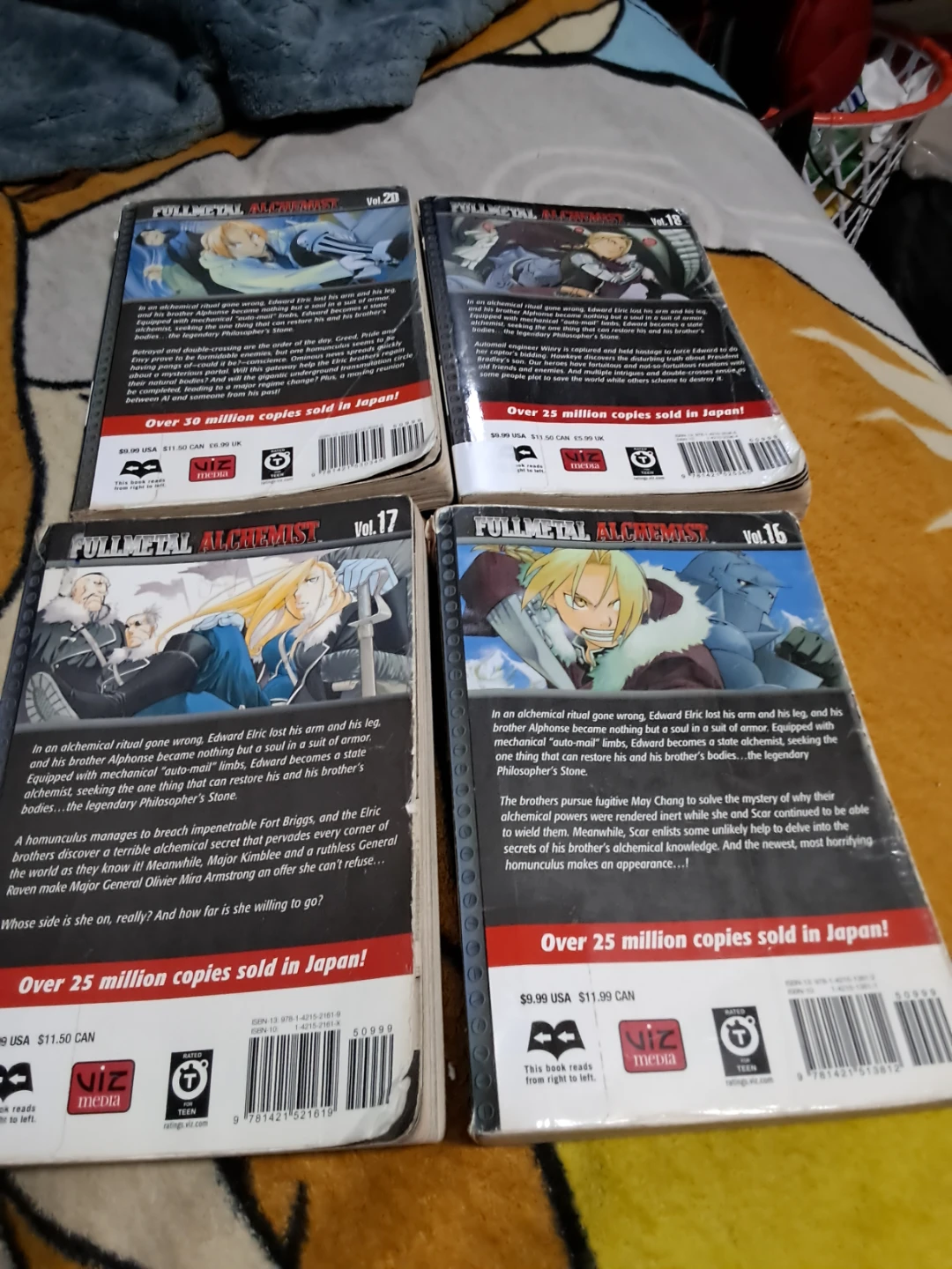 Fullmetal Alchemist Manga Volumes 17, 18, 20 - photo 2