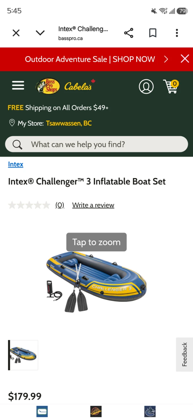 Intex Challenger 3 Inflatable Boat Set with Oars - photo 3