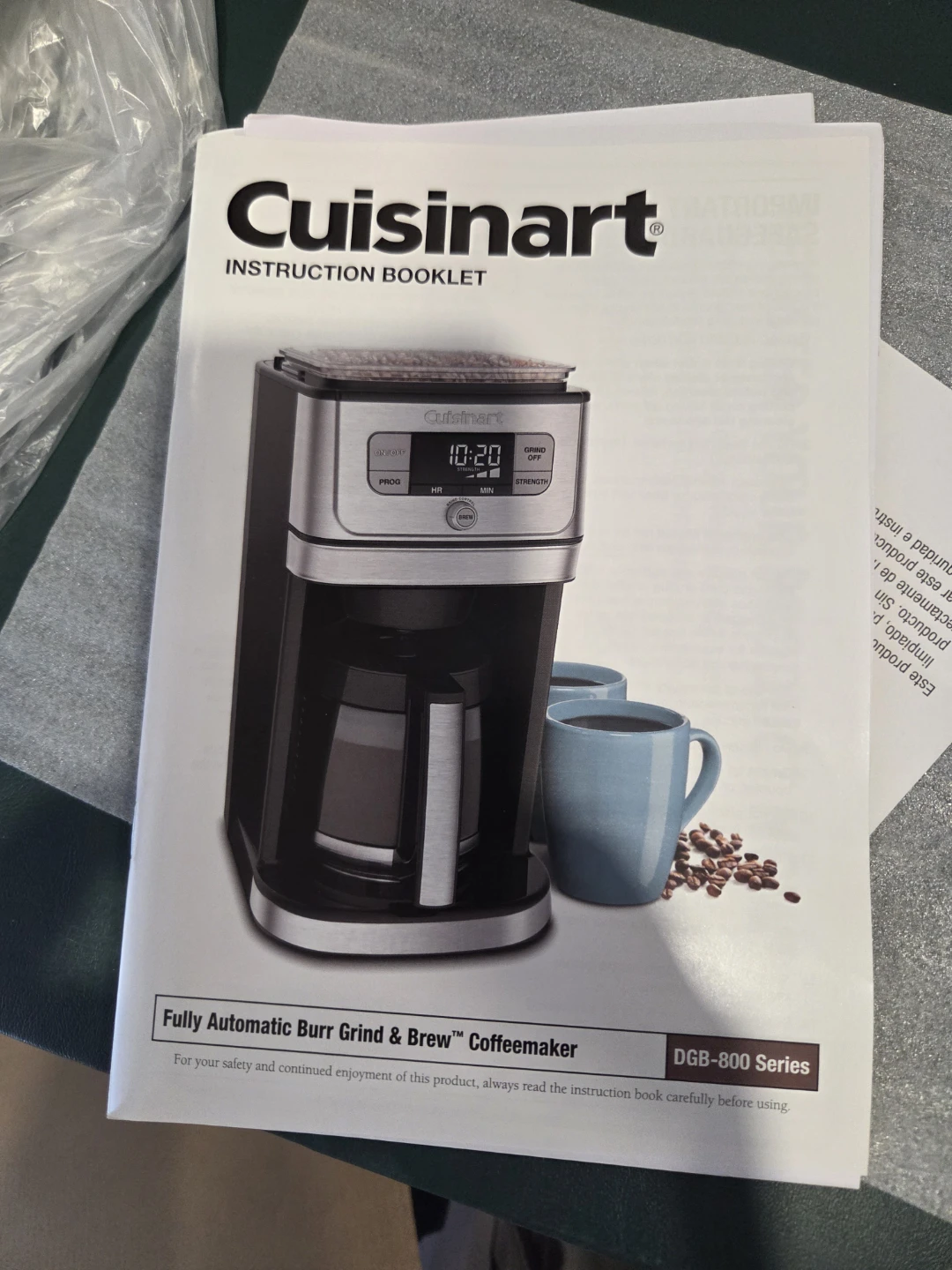 Cuisinart 12-Cup Coffeemaker DGB-800 Series - photo 3