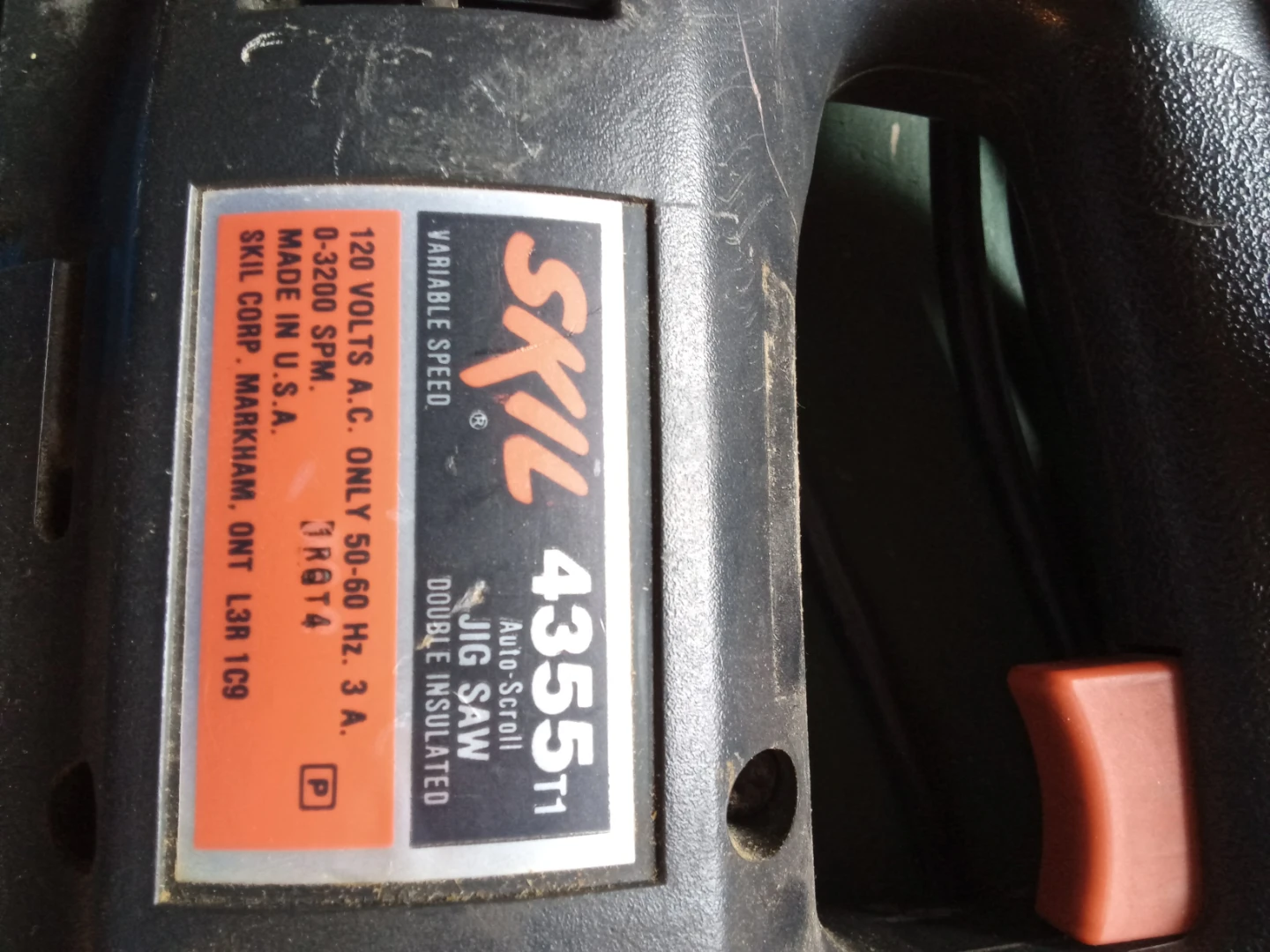 SKIL 4355T1 Auto-Scroll Jig Saw Variable Speed - photo 4