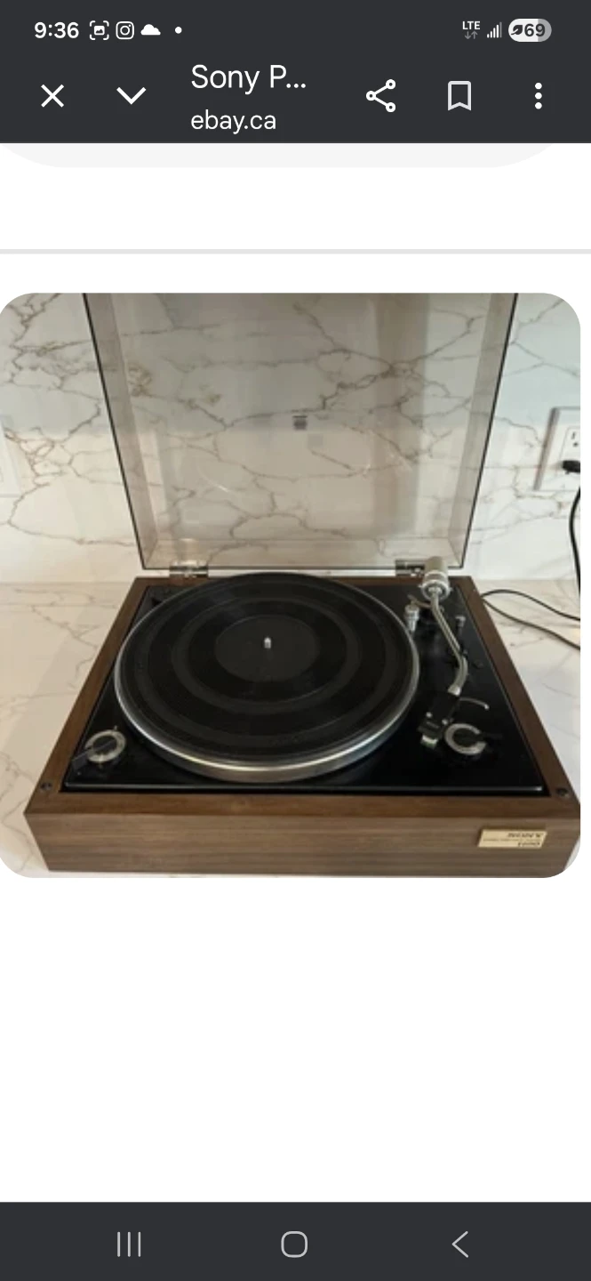 Sony 1100 Stereo Turntable System - photo 3