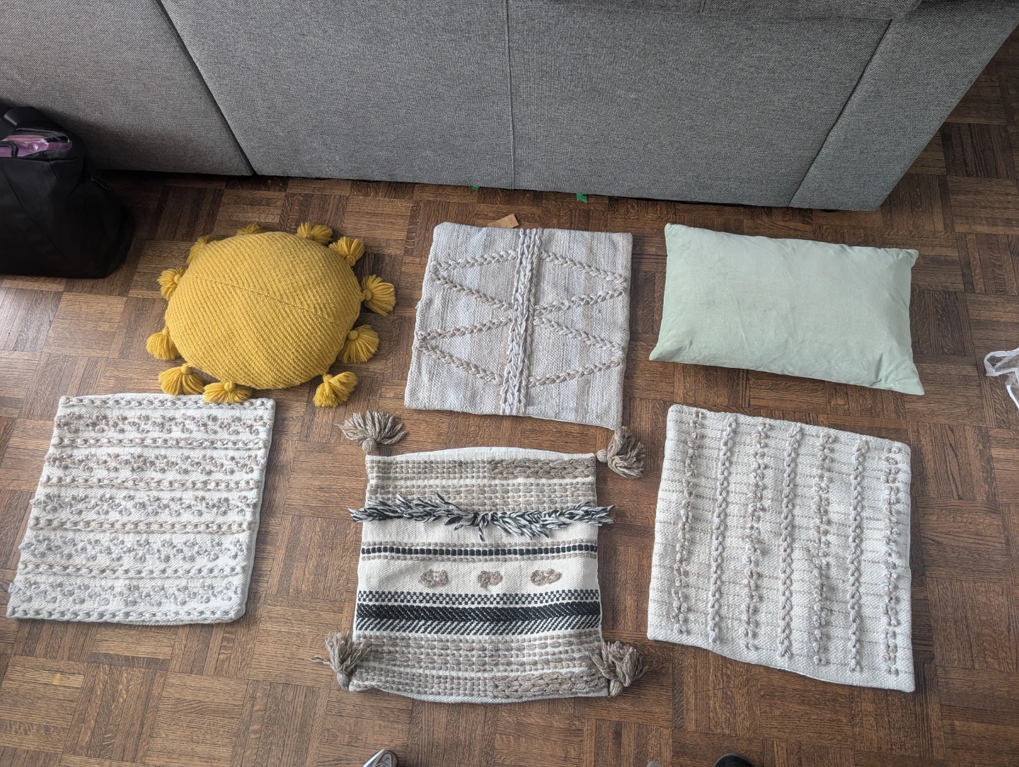 Set of 4 Boho Cushion Covers