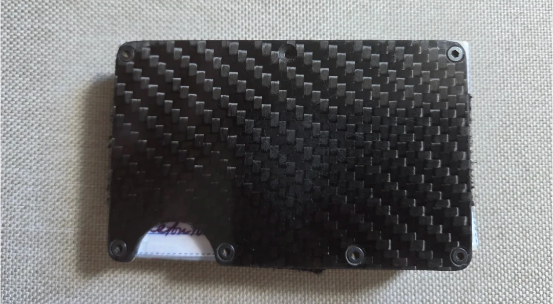 Carbon Fiber Money Clip Wallet