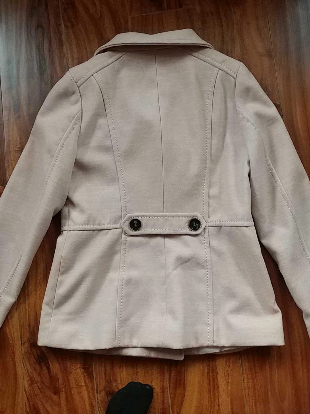H&M Pink Double-Breasted Pea Coat - photo 2