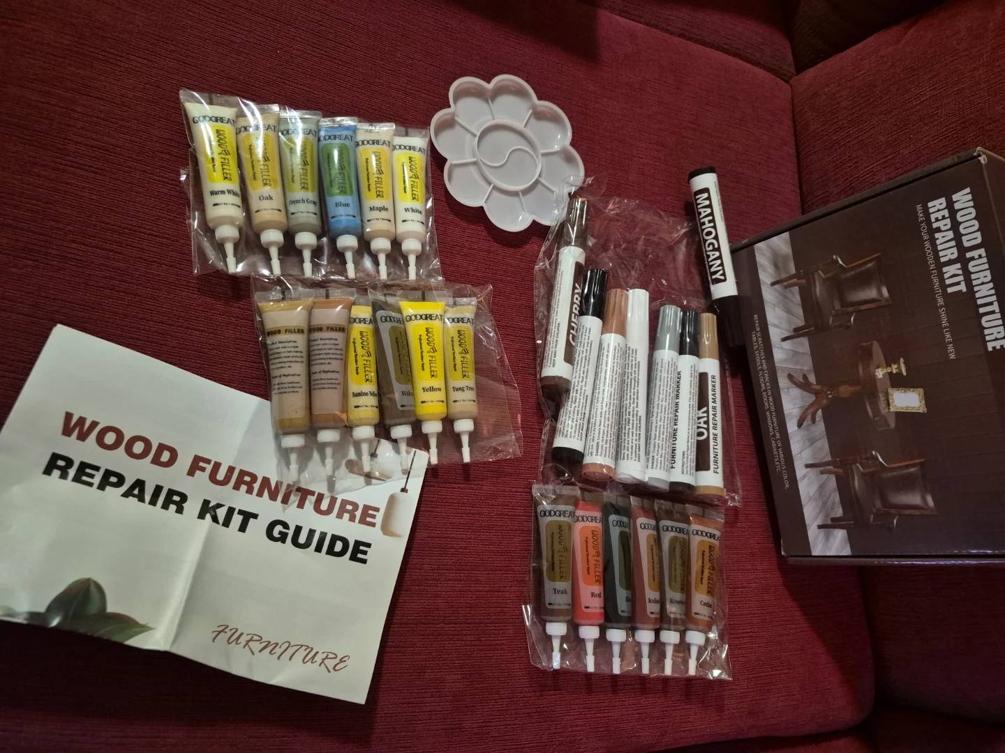 🥕Wood Furniture Repair Kit with Fillers and Markers